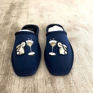 Kate Spade dove bunny slippers. Size 6. NWT and box
